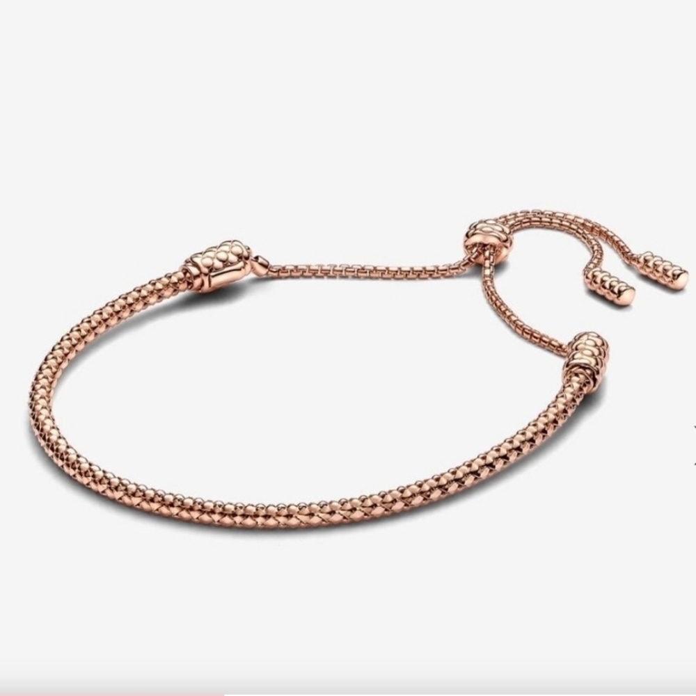 Authentic Pandora Studded Chain Slider Bracelet